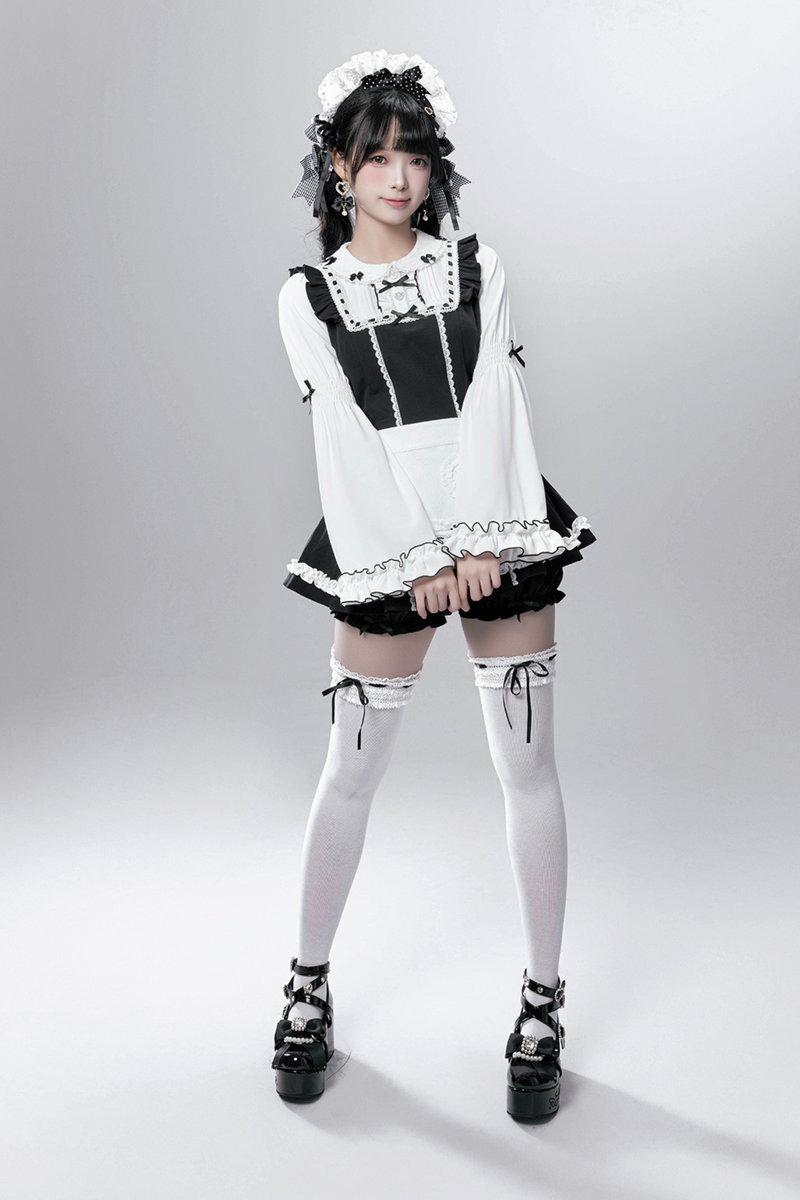 Sweet Maid Top + Shorts + Apron