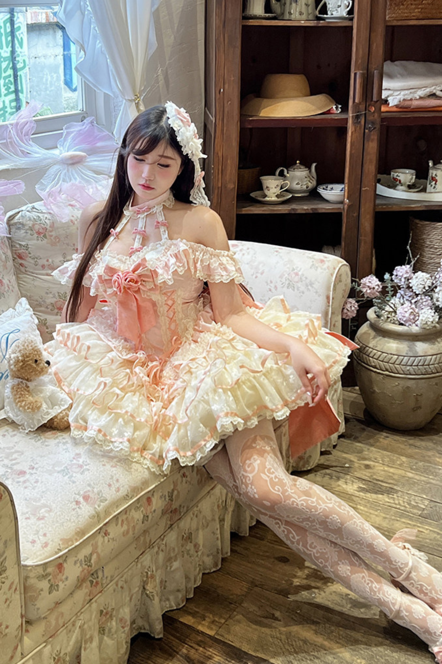 Rose Lace Fairy Dress