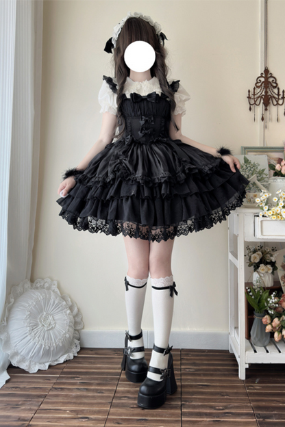 [pre-order] Tiered Ruffled Lolita Dress