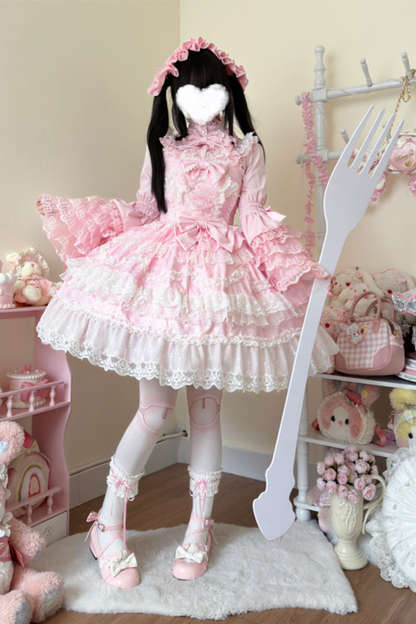 [pre-order] Heart Throbbing Lolita Dress + Ruffle Blouse