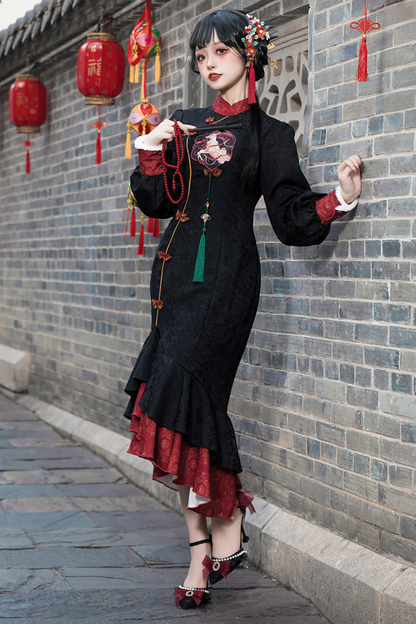 Snow Chinese-style Girly Dress