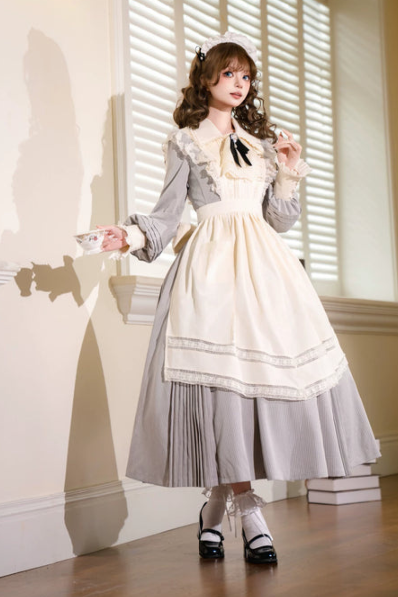 Retro Lolita Dress + Apron