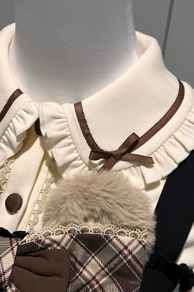 Bear Lolita Jumper Skirt + Top + Cape + Hat