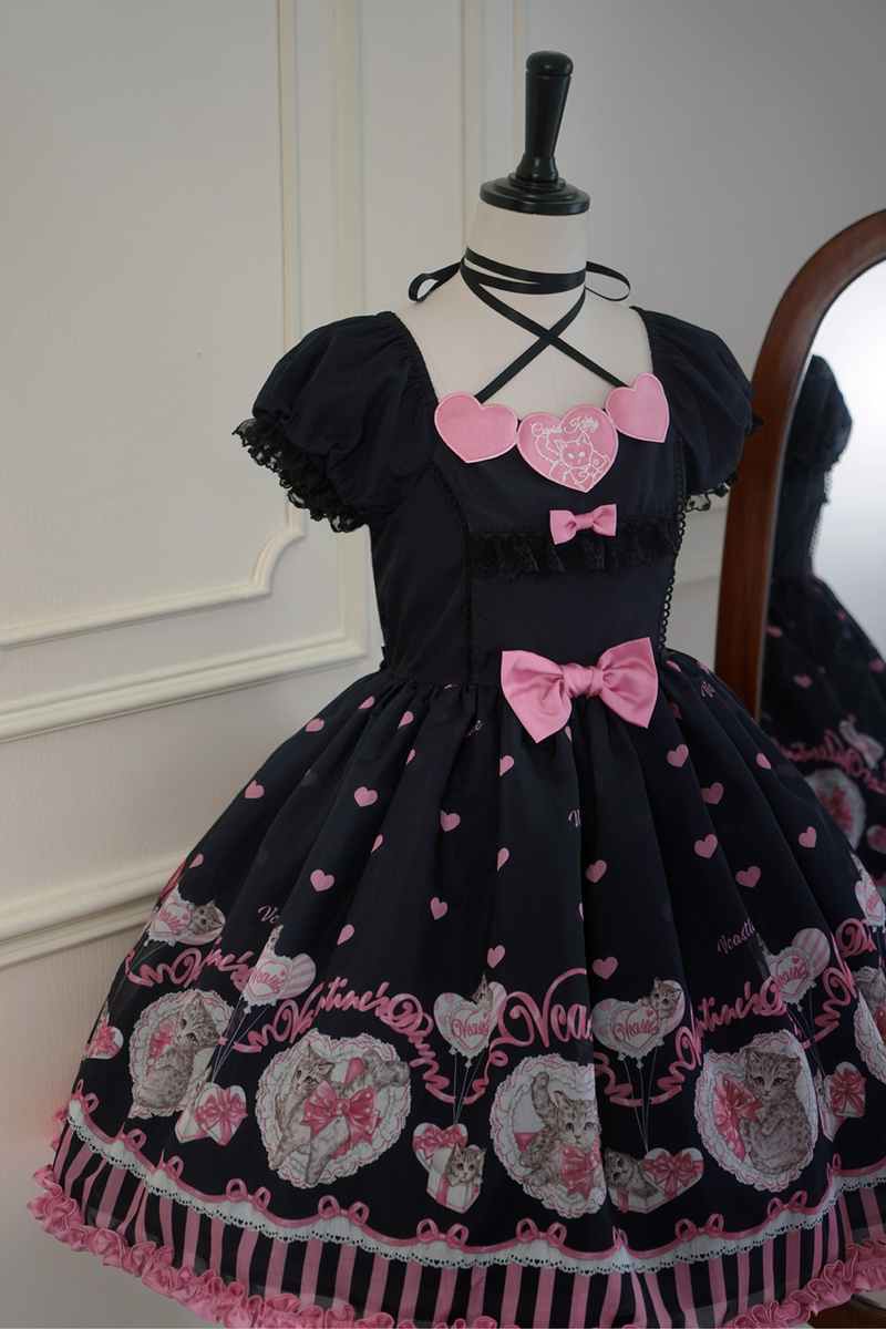 Sweet Girly Cat Jsk + Dress