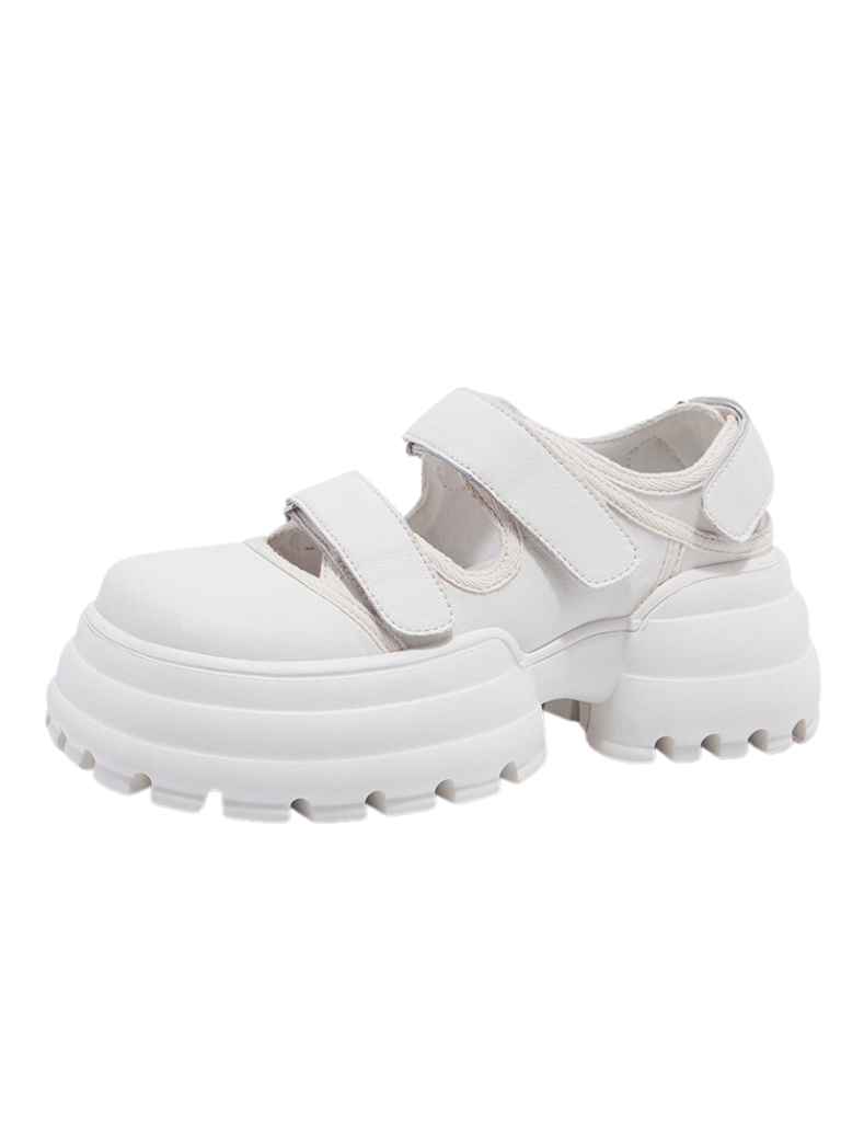 Marshmallow Sole Velcro Sandals