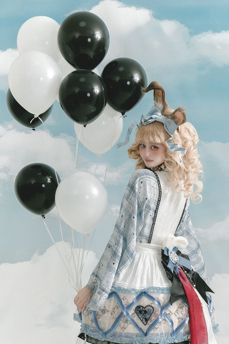 Alice in Wonderland Lolita Dress + Apron + Accessories