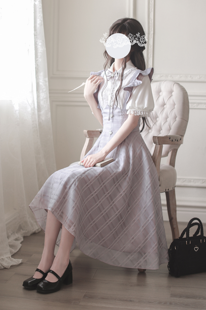 [pre-order] Girly Top + Suspender Lace Dress