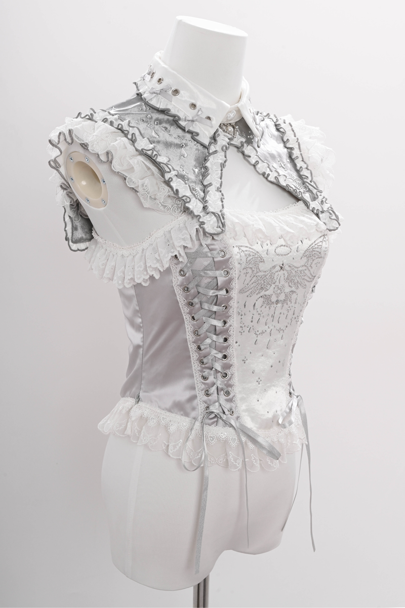 Metallic Angel Rhinestone Top