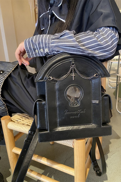 Gothic Pain Lolita Skull Bag