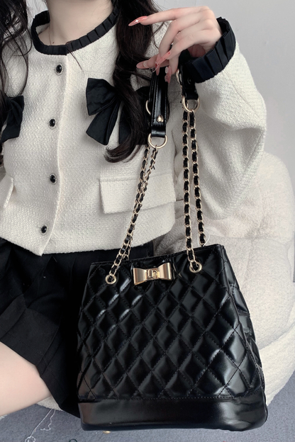 Quilted Bucket Bag