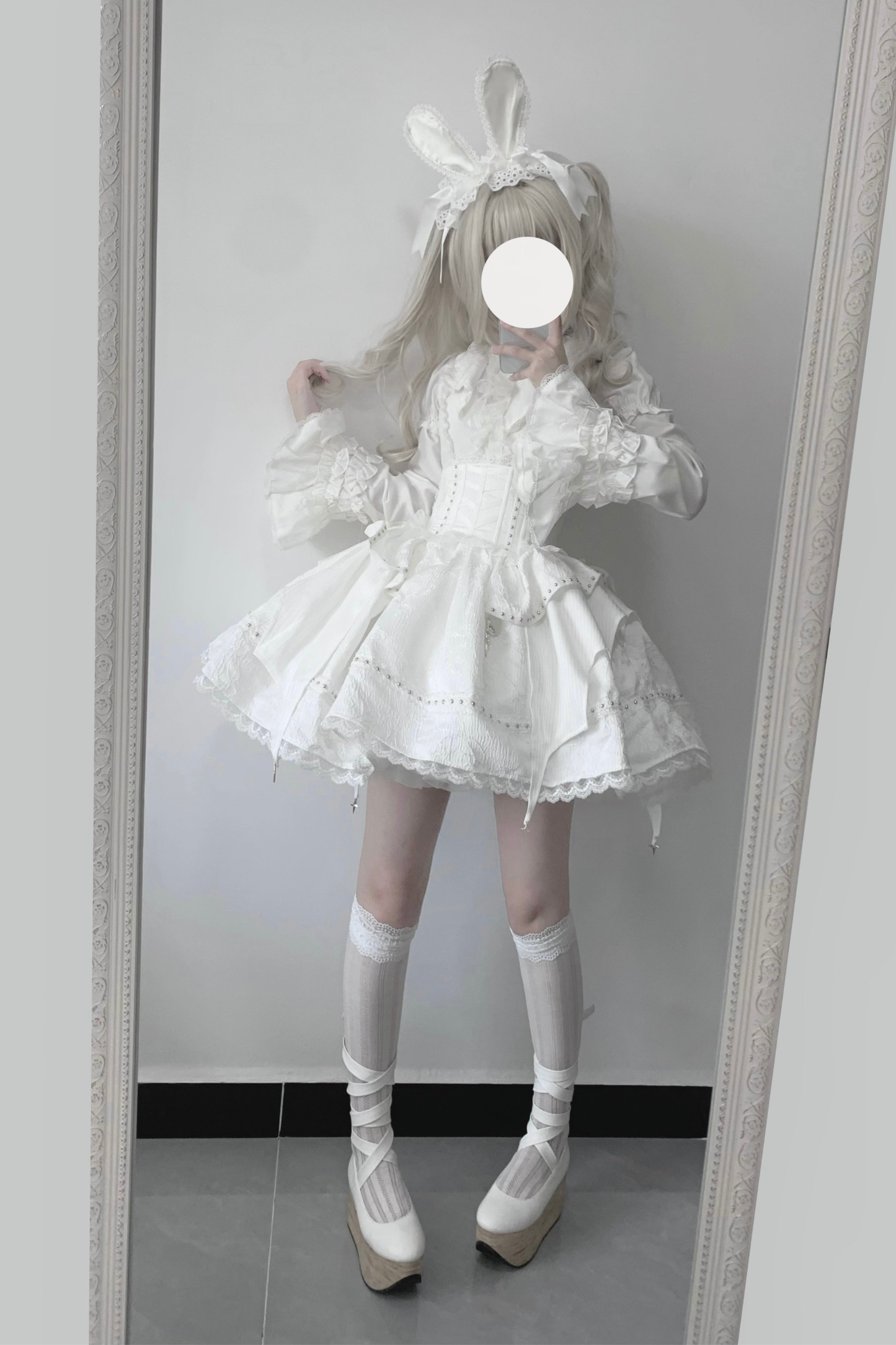 Mist White Gothic Lolita Set