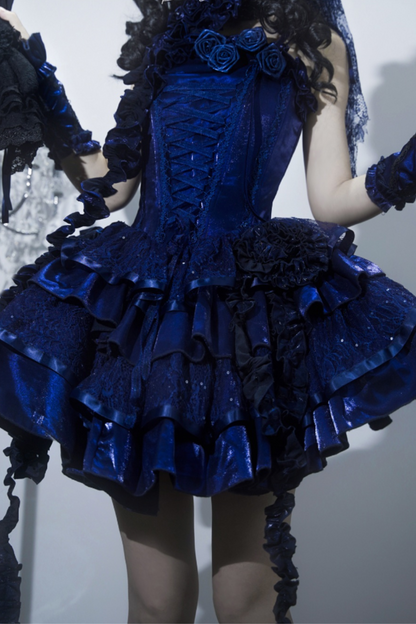 [pre-order] Silent Dark Gothic Fishbone Dress