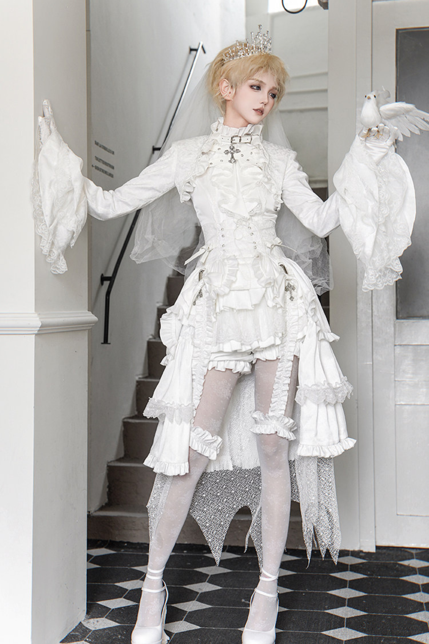 Pure Prince Jacket + Top + Pants + Girdle + Bow