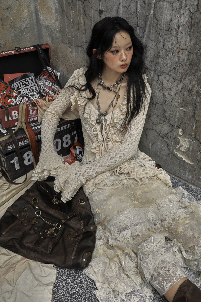 Retro Palace Lace Blouse