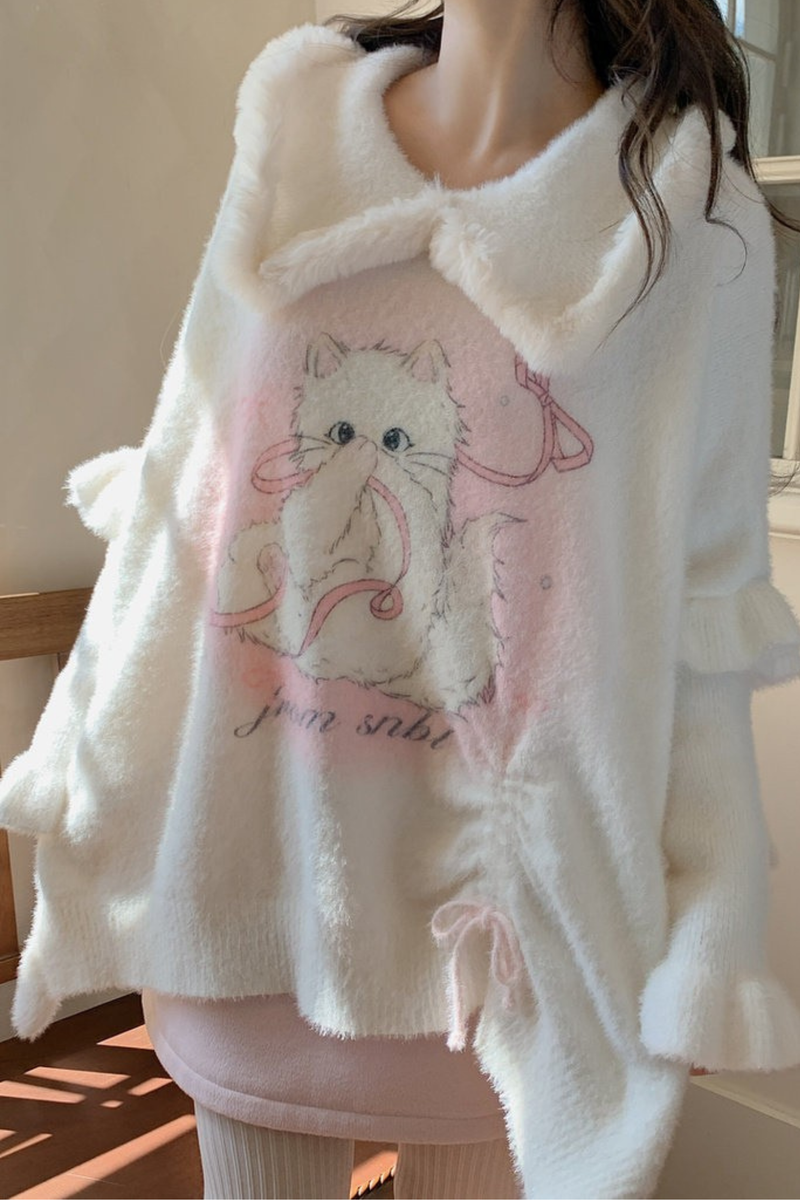 Sweet Cat Knit Sweater