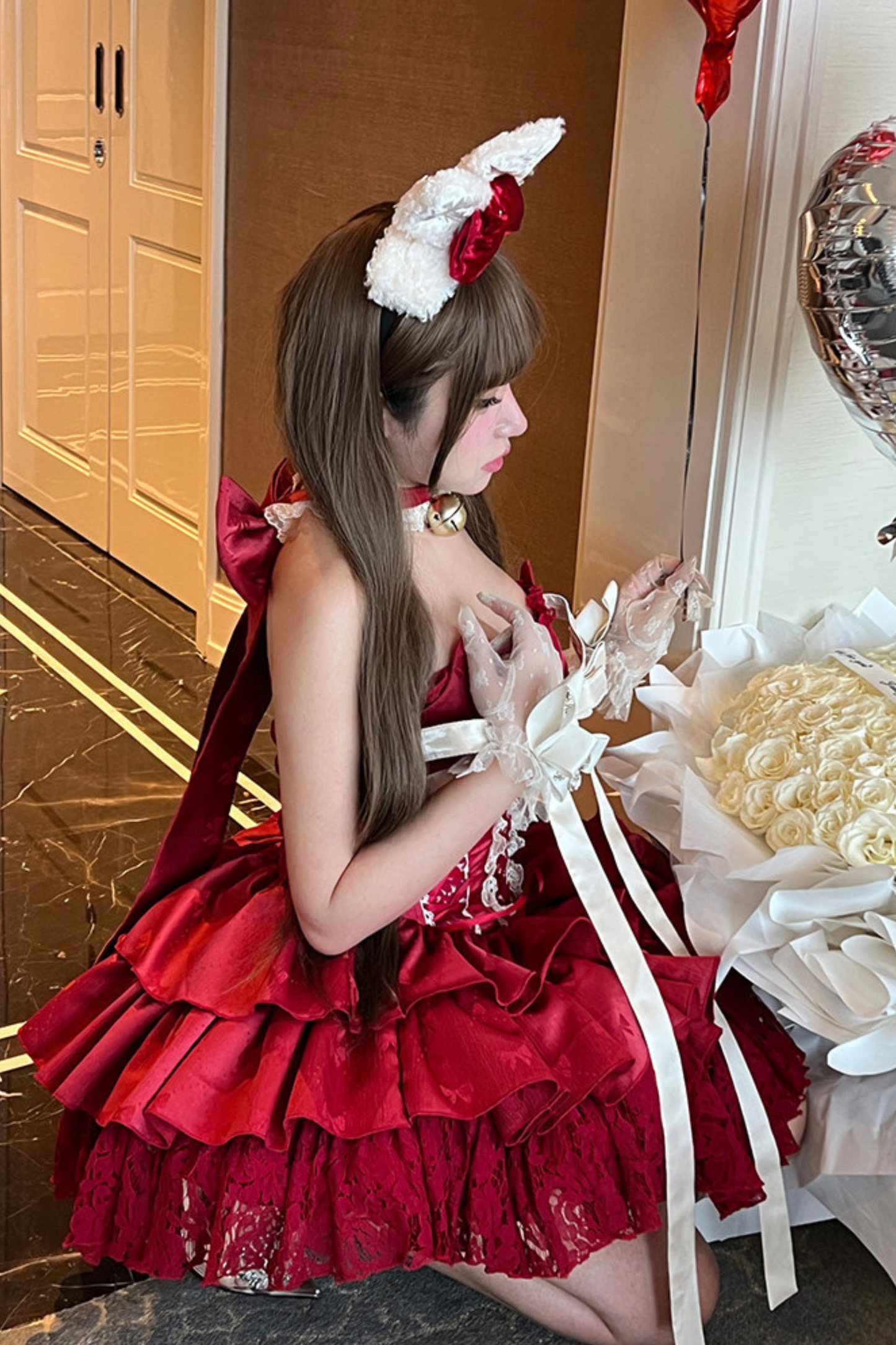 Holiday Lover Princess Dress + Snow Tail + Bell