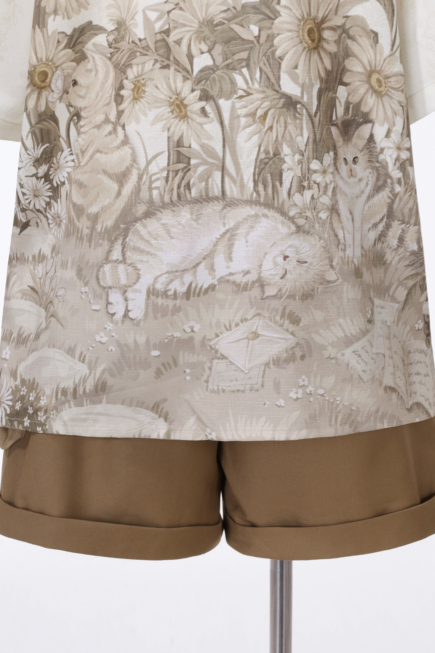 [pre-order] Neutral Style Art Design Shirt + Camisole + Shorts