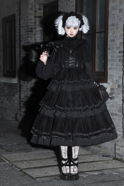 [pre-order] Lolita Shirt + Fishbone Corset Skirt
