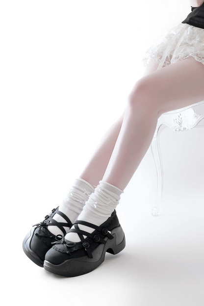 Sweet Slim Ribbon Shoes