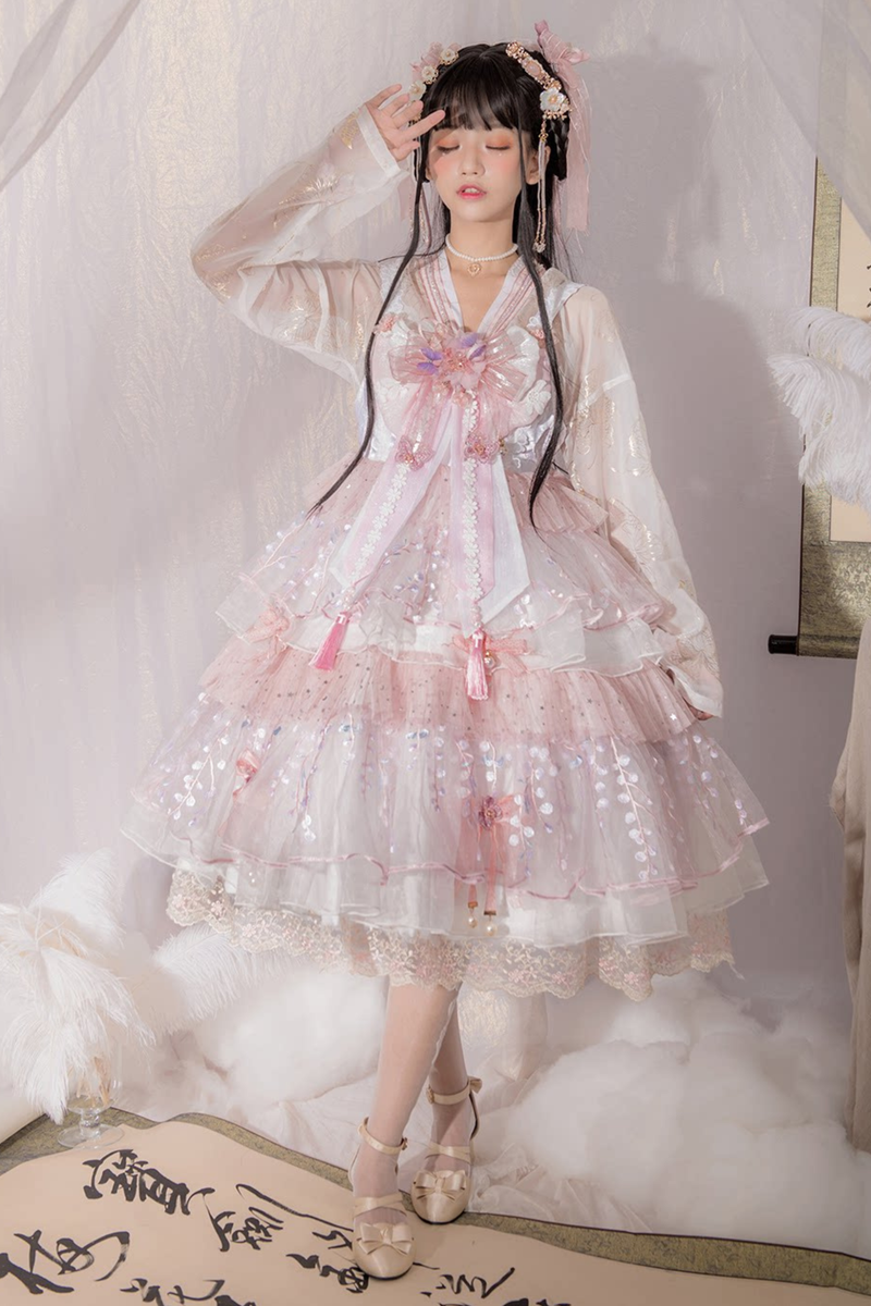 Sakura Sweet Chinese-style Lolita Dress