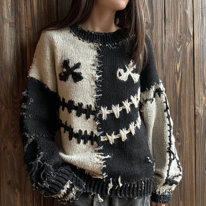 Subtly Elegant Sweater with a Refined Vintage Look