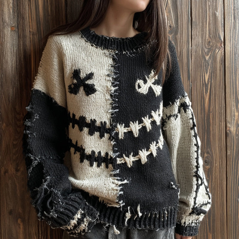 Vintage Inspired Sweater with a Contemporary Edge