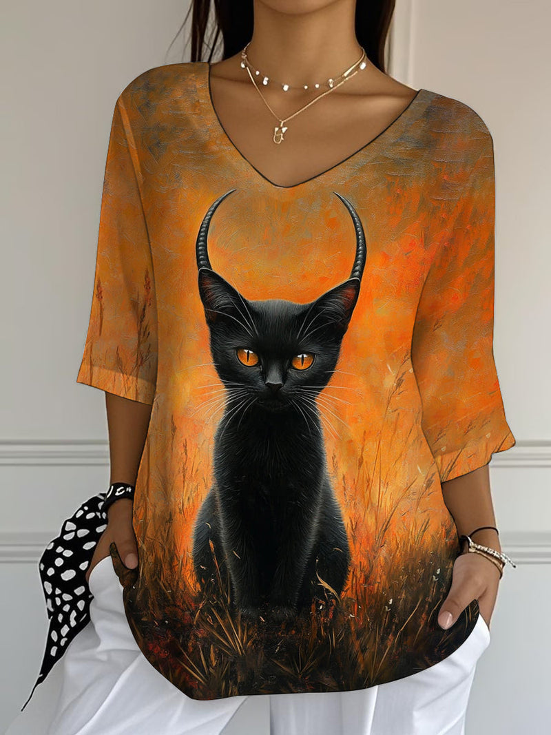 Casually Elegant Top with a Refined Edge