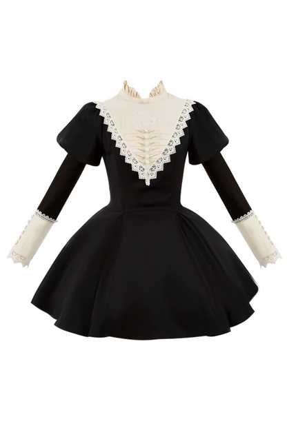 [pre-order] Dark Gothic Girl School Dress Set
