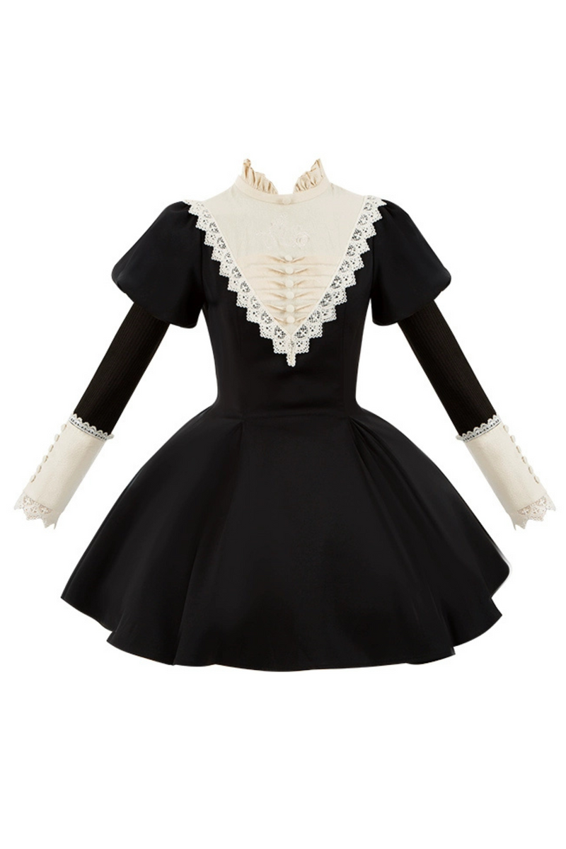 [pre-order] Dark Gothic Girl School Dress Set