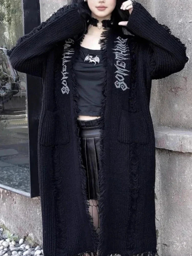 Gothic Knitted Cardigan