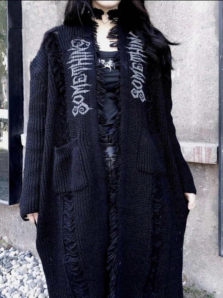 Gothic Knitted Cardigan
