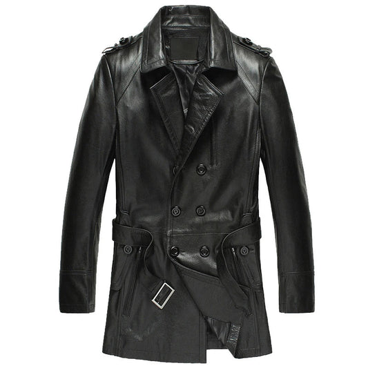 Leather Trench Coat