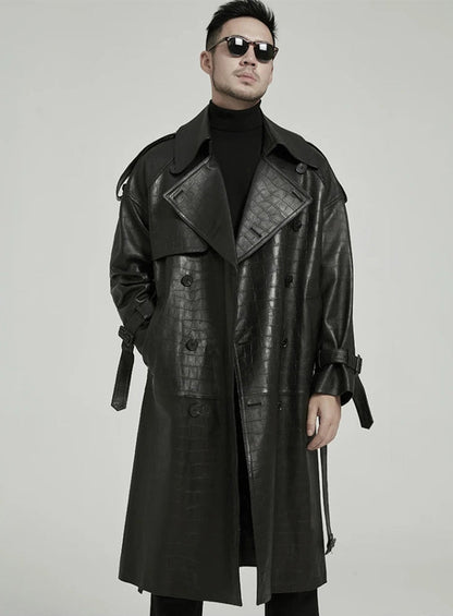 Leather Trench Coat