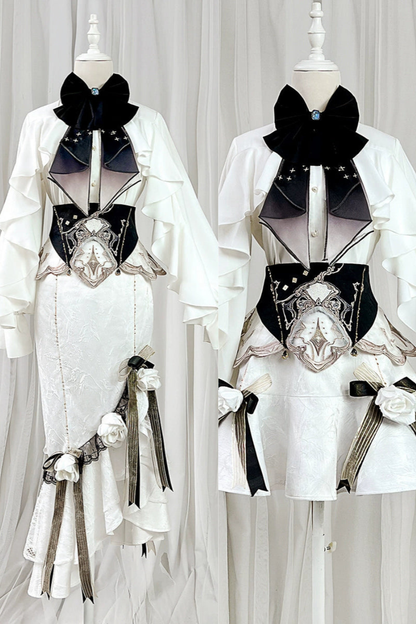 [pre-order] Flower Skirt + Ruffle Top + Waist Belt