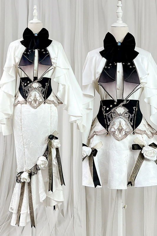 [pre-order] Flower Skirt + Ruffle Top + Waist Belt