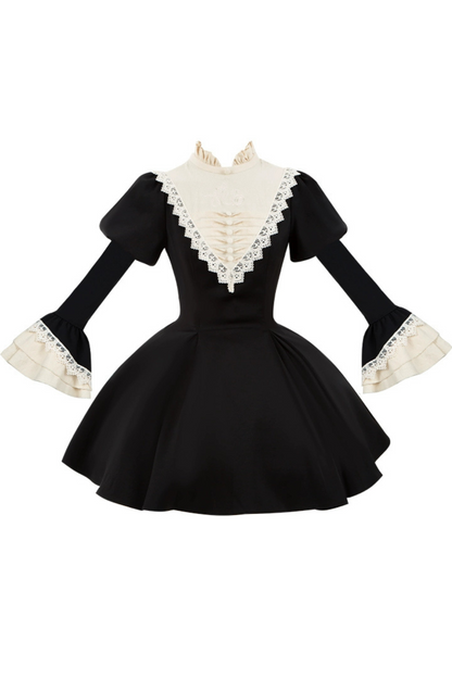 [pre-order] Dark Gothic Girl School Dress Set