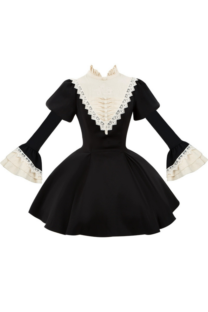 [pre-order] Dark Gothic Girl School Dress Set