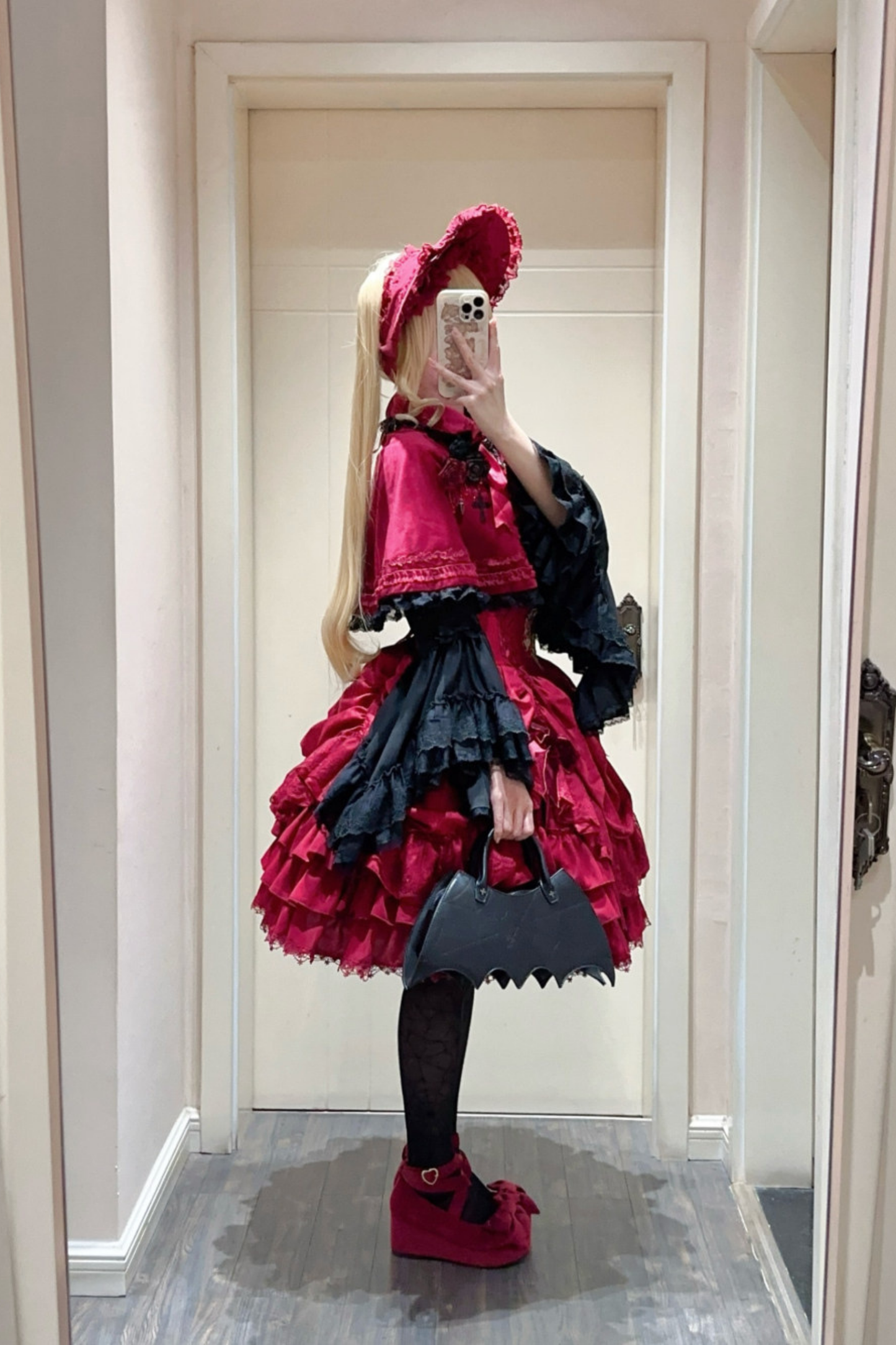 Moon River Gothic Skirt + Cape + Top + Bow