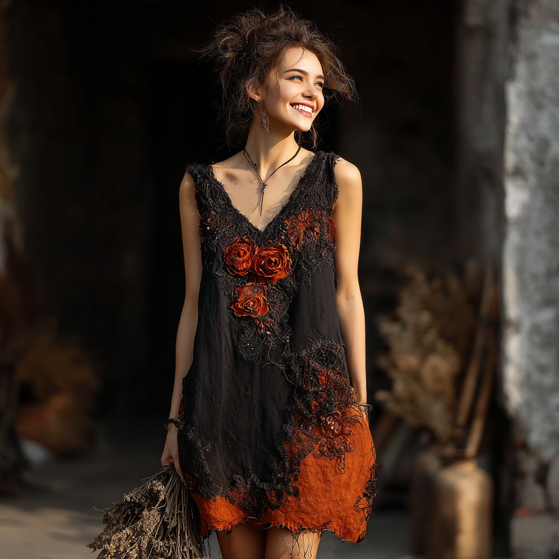 Finely Styled Dress with a Classic Vintage Look