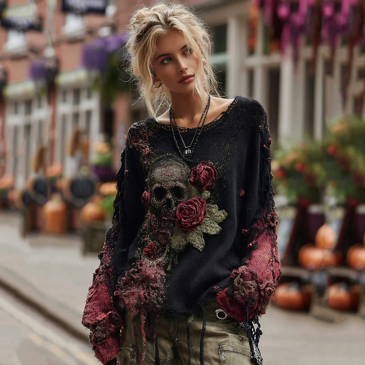 Vintage Inspired Sweater with a Contemporary Edge