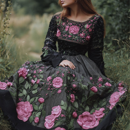 Subtly Elegant Dress with a Refined Vintage Look