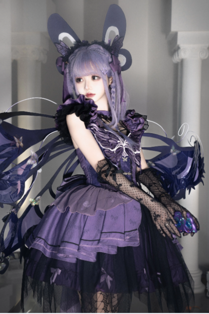 Magic Wand Butterfly Fairy Dress + Full Set + Accessories