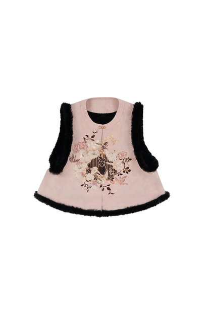 Dark Girl Chinese-style Dress + Vest