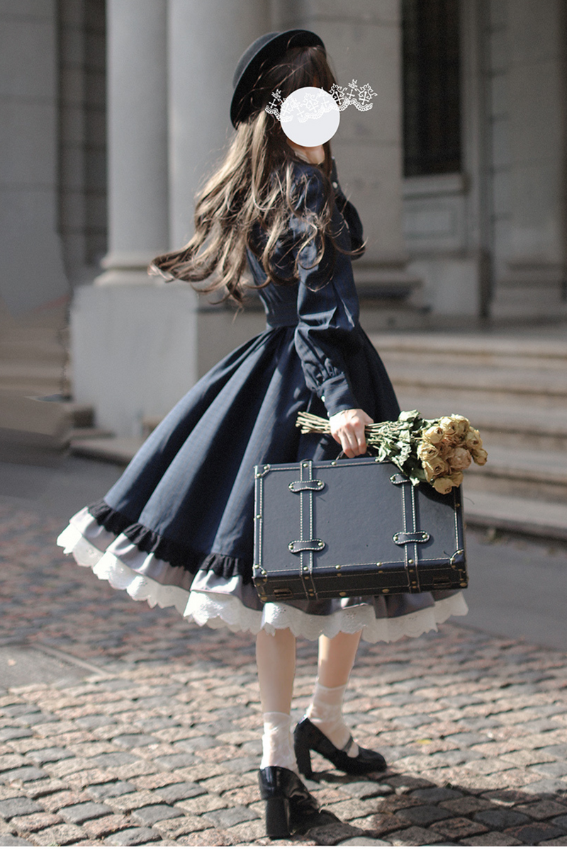 [pre-order] Retro Plaid Girly Dress