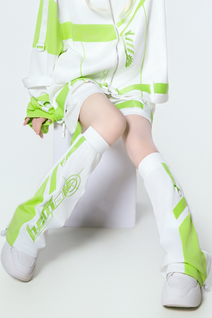 Cyber Subculture Jersey Jacket + Shorts + Leg Covers