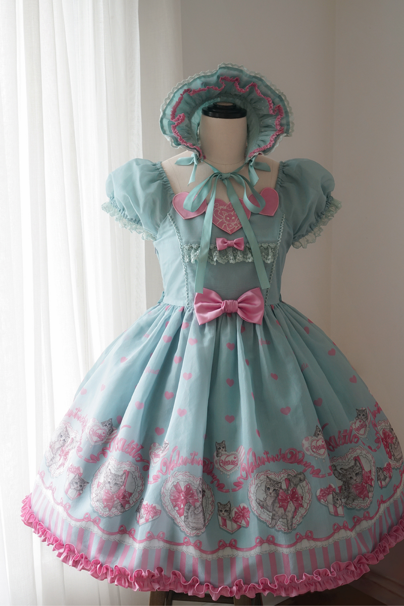Sweet Girly Cat Jsk + Dress