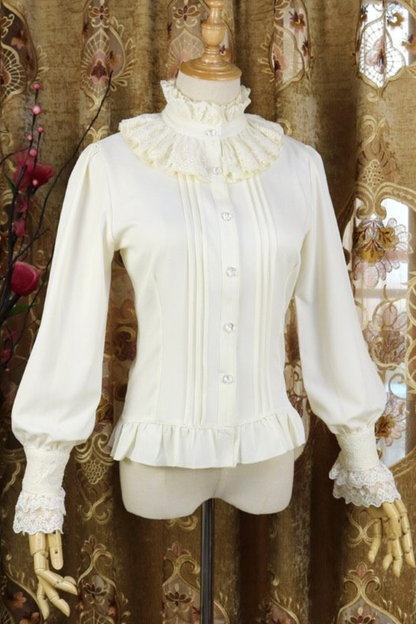 Neck Retro Chiffon Lolita Blouse