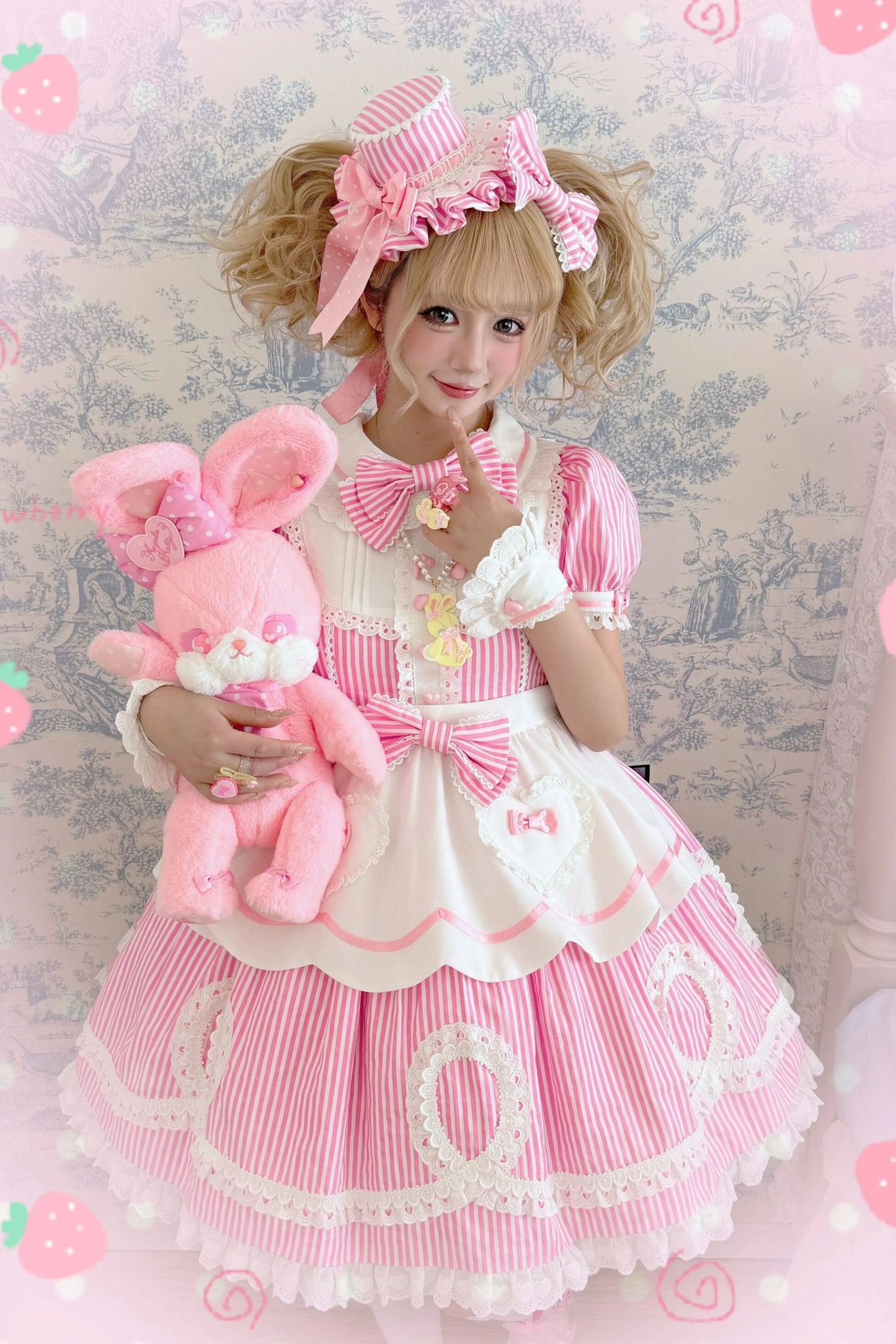 [pre-order] Retro Doll-like Lolita Dress + Hair Band + Clip + Bonnet + Hat