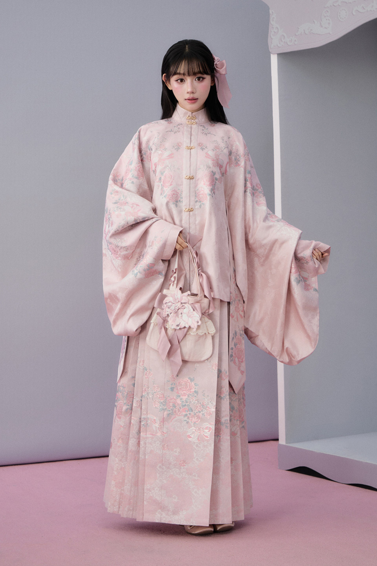 Rose Island Chinese-style Jacket + Skirt + Accessories