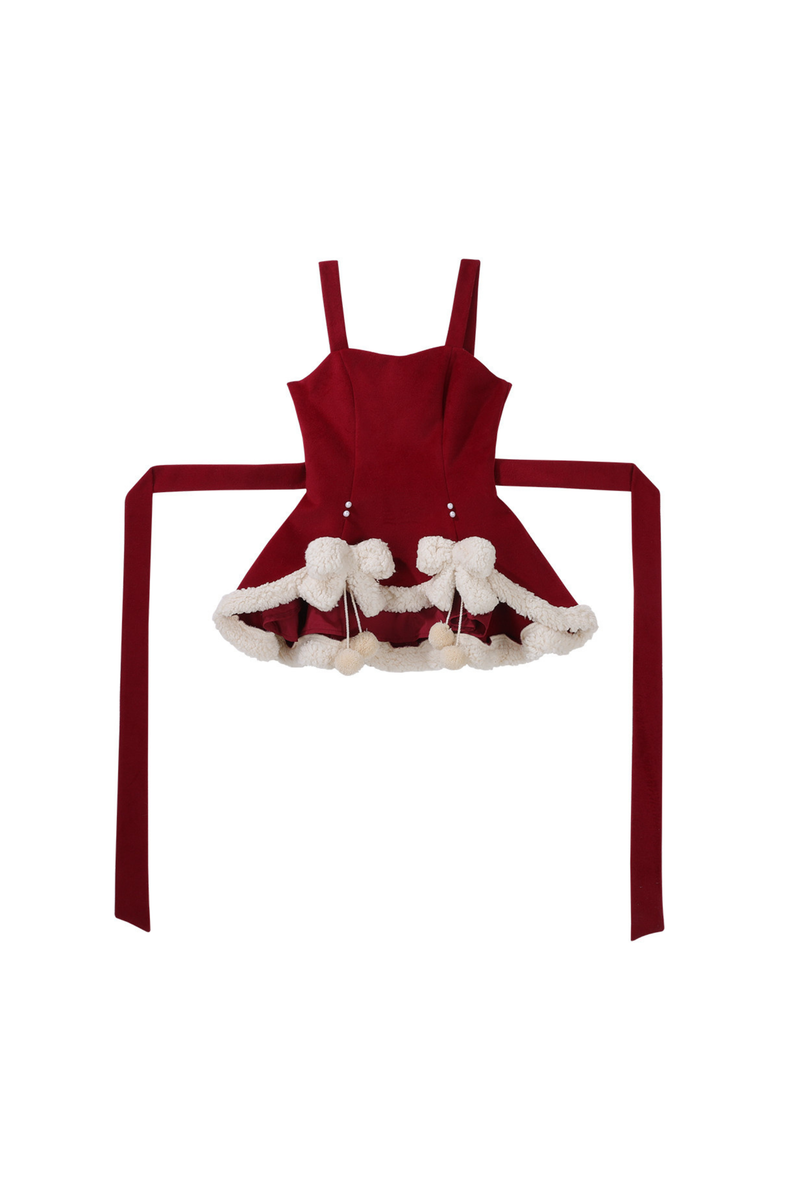 [pre-order] Rabbit Lolita Cape + Suspenders + Bear Design Skirt + Turtleneck